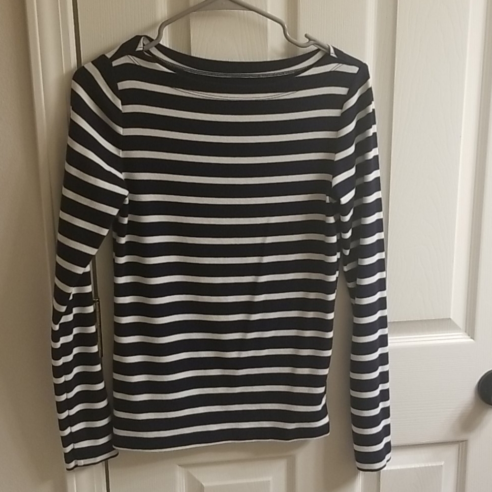 Gap Navy stripe long sleeve